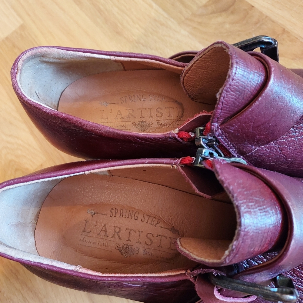 L'Artiste Springstep Leather‎ Buckle Shoes Size 40 - Picture 7 of 8